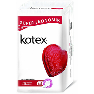 Kotex 26 Long Ultra Wings