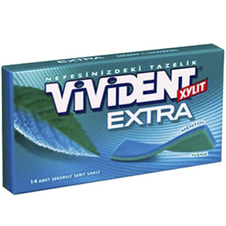 Vivident Extra Mentol 14 Sticks